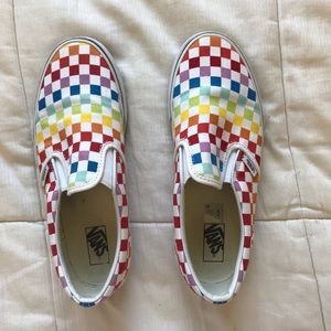 Rainbow Slip-On Vans